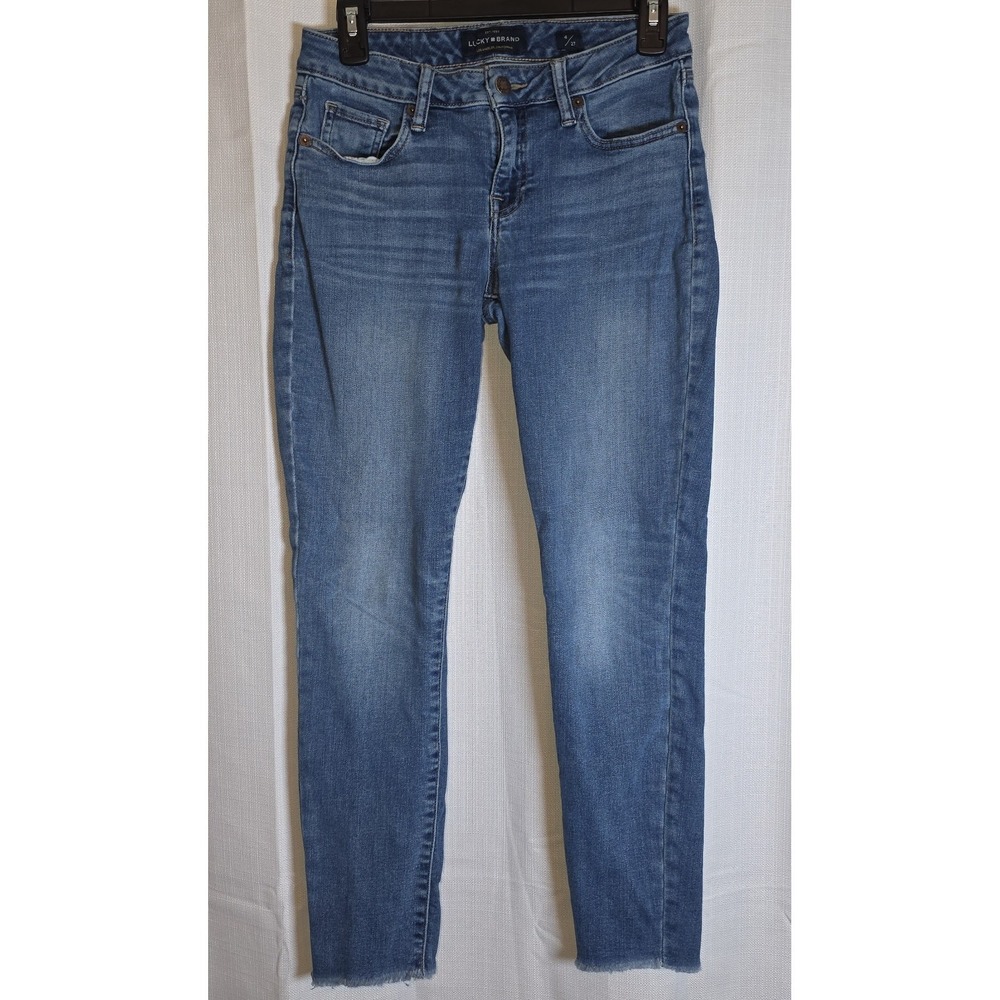 Lucky Brand Lolita Skinny Jeans Womens Size 4 Low Rise Stretch‎ Denim 4/27